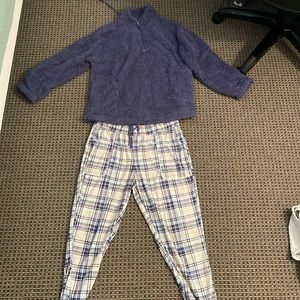 Cuddl Duds Fleece Pajama Set, Women’s Size M